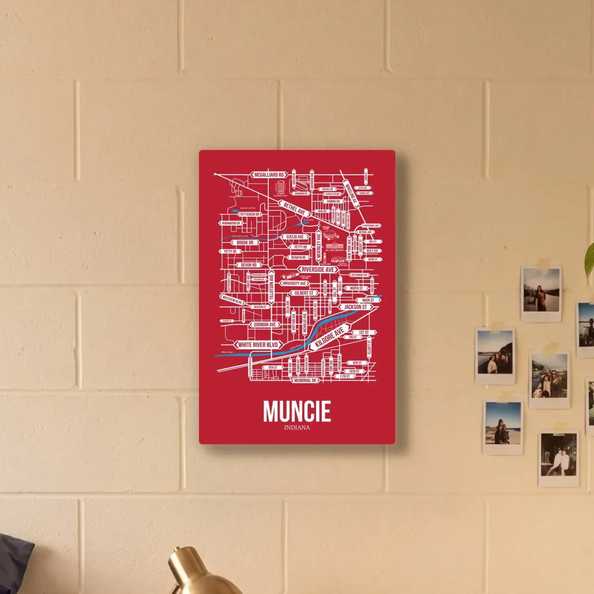 Muncie, Indiana street map