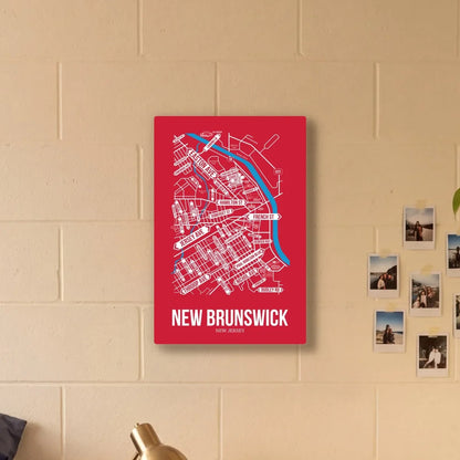 New Brunswick, New Jersey street map