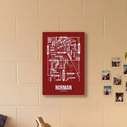 Norman, Oklahoma street map