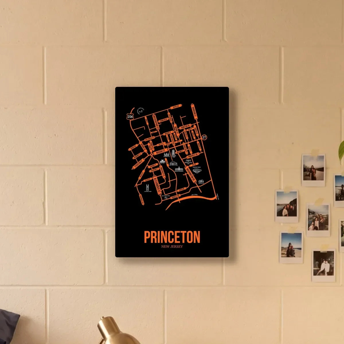 Princeton, New Jersey street map