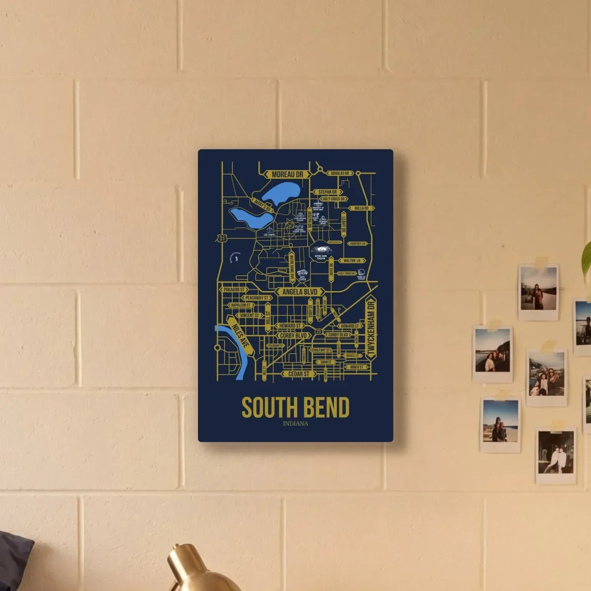 South Bend, Indiana street map