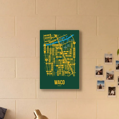 Waco, Texas street map