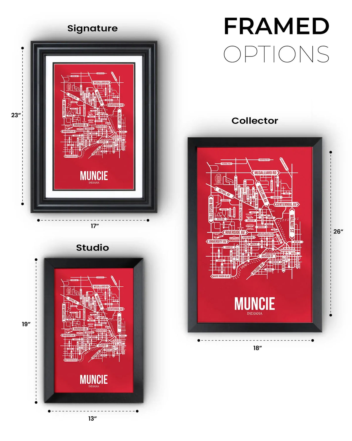 Muncie, Indiana street map