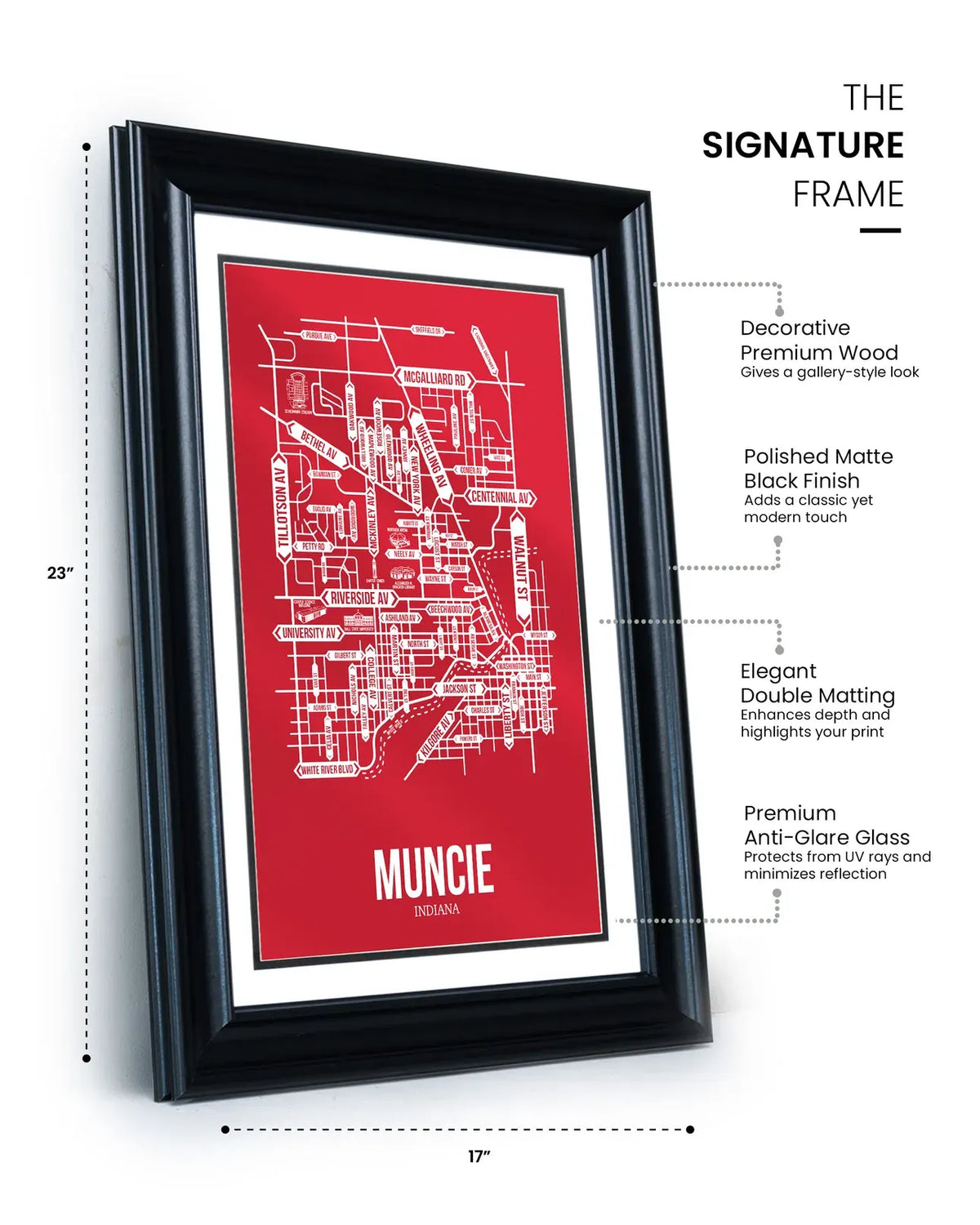 Muncie, Indiana street map
