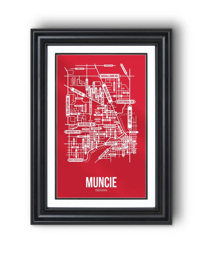 Muncie, Indiana street map