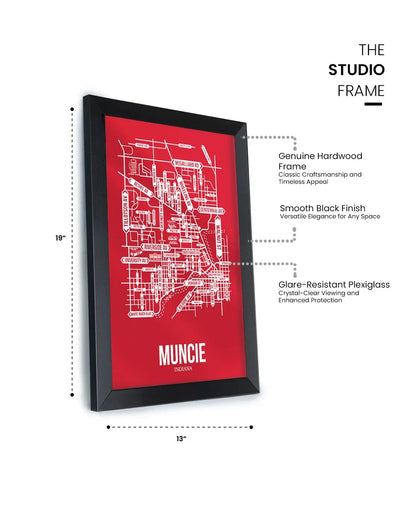 Muncie, Indiana street map