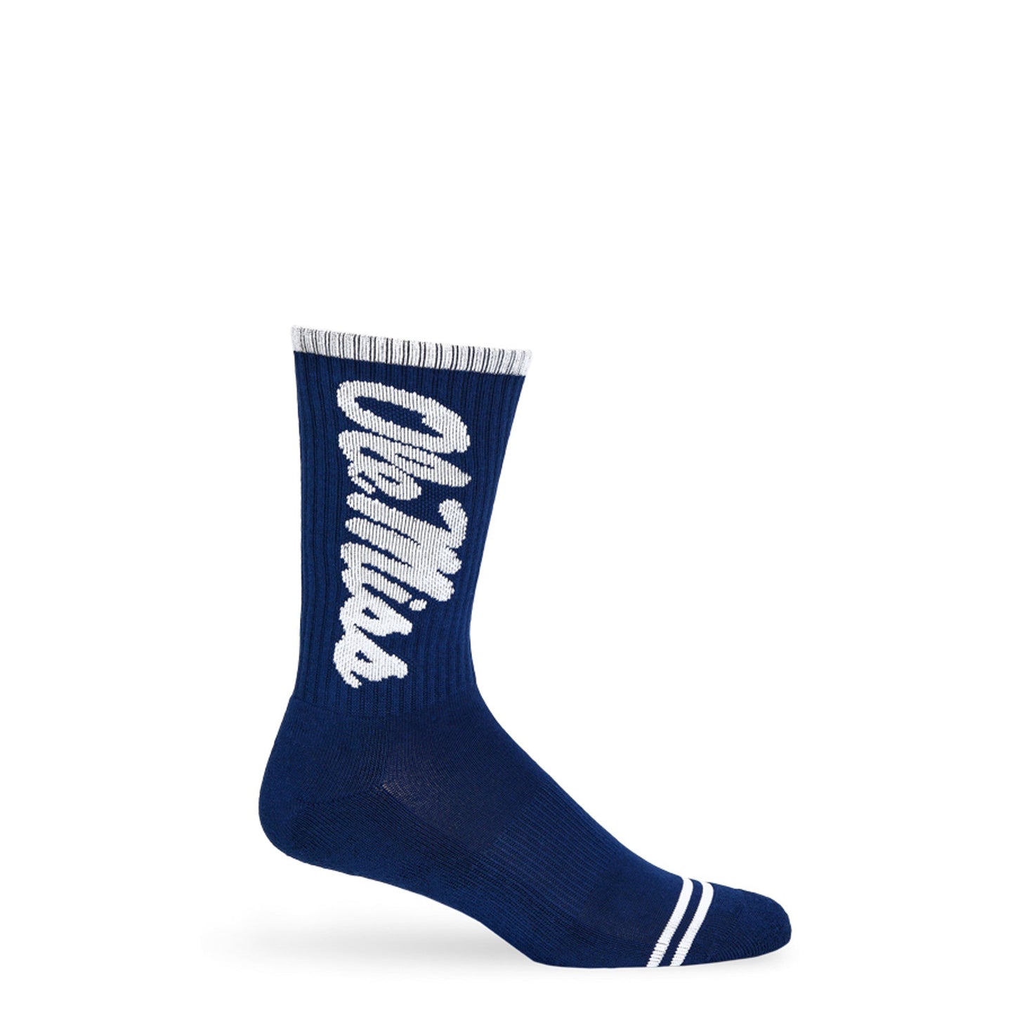 Navy Ole Miss Big Casual Crew Socks