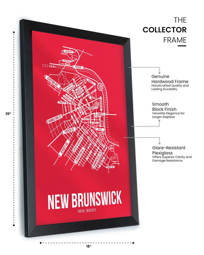 New Brunswick, New Jersey street map