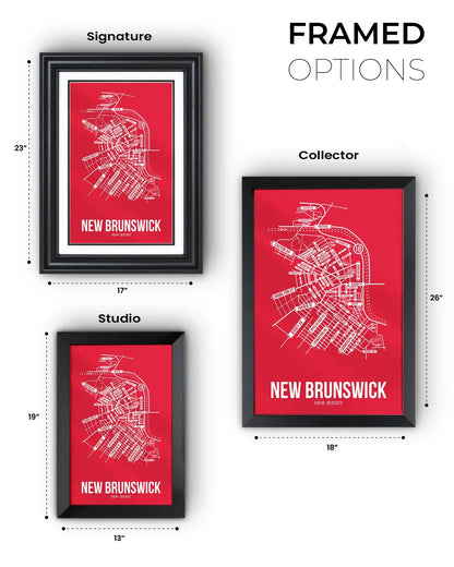 New Brunswick, New Jersey street map