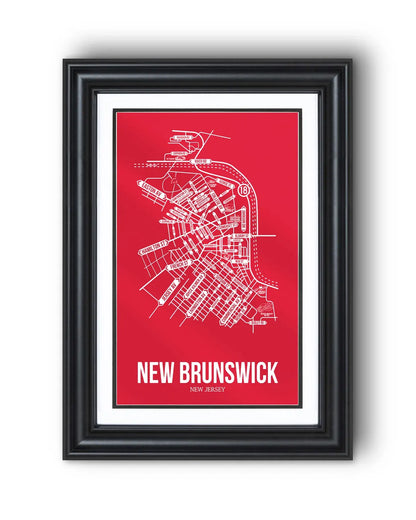 New Brunswick, New Jersey street map