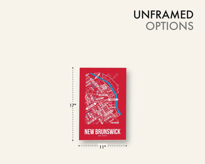 New Brunswick, New Jersey street map