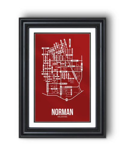 Norman, Oklahoma street map