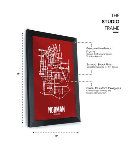 Norman, Oklahoma street map