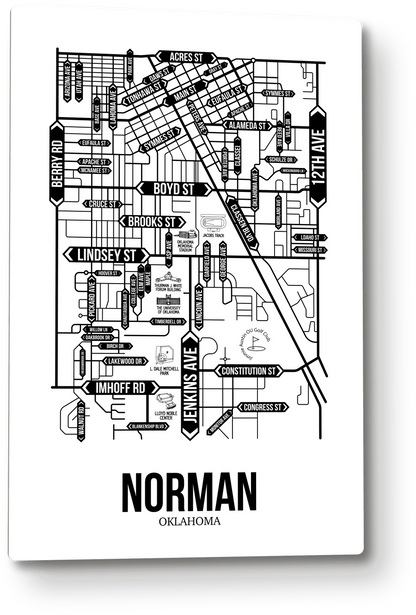 Norman, Oklahoma street map
