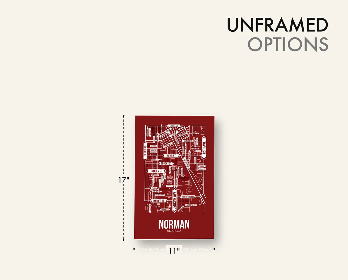 Norman, Oklahoma street map