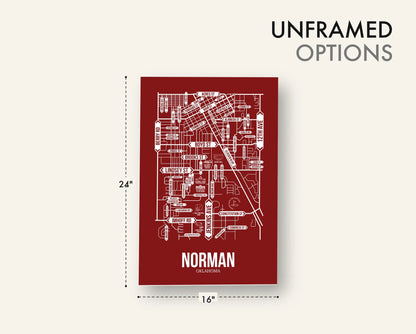 Norman, Oklahoma street map
