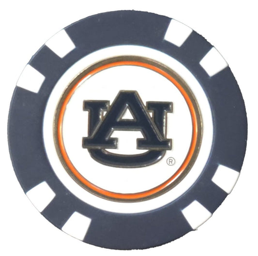 Auburn Tigers Poker Chip Ball Marker