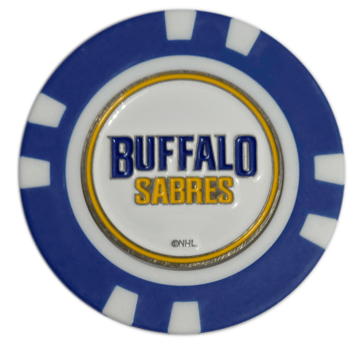 Officially Licensed Buffalo Sabres Poker Chip Ball Marker