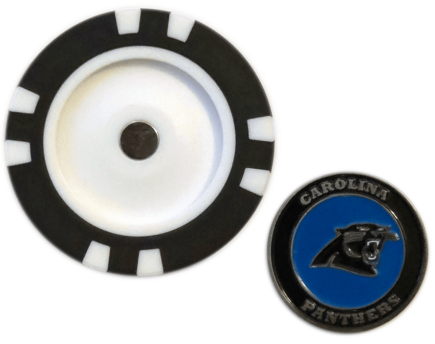 Officially Licensed Carolina Panthers Poker Chip Ball Marker