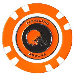 Cleveland Browns Poker Chip Ball Marker