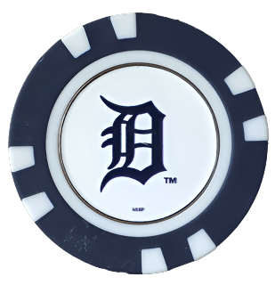 Detroit Tigers Poker Chip Ball Marker