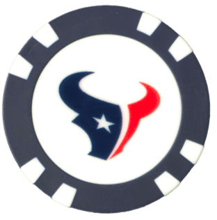 Houston Texans Poker Chip Ball Marker