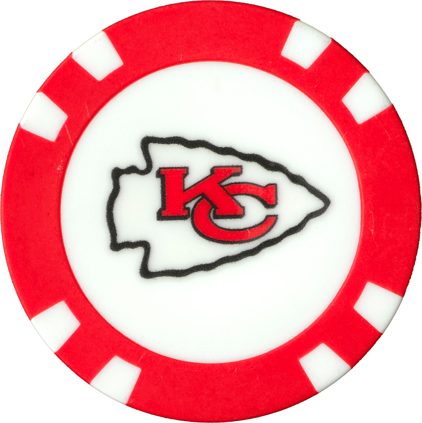 Officially Licensed Kansas City Chiefs Poker Chip Ball Marker