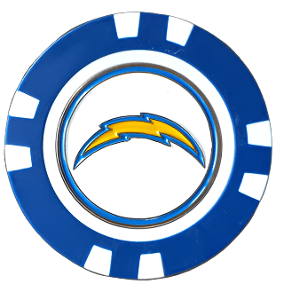 Los Angeles Chargers Poker Chip Ball Marker