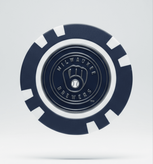 Milwaukee Brewers Poker Chip Ball Marker