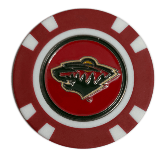 Minnesota Wild Poker Chip Ball Marker