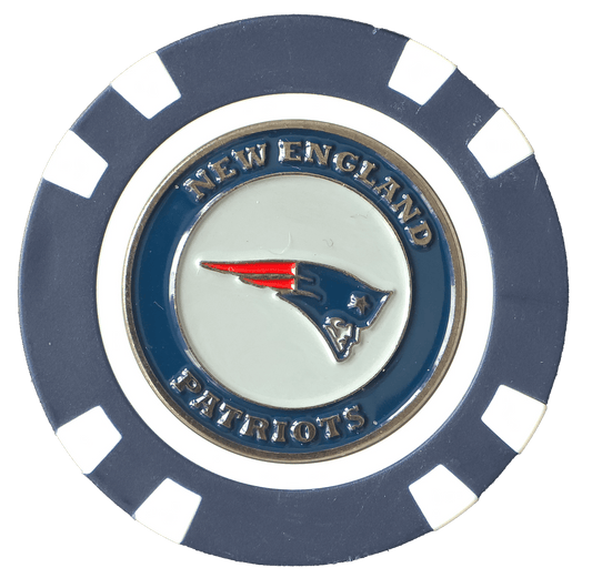 New England Patriots Poker Chip Ball Marker