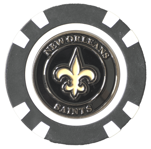 New Orleans Saints Poker Chip Ball Marker
