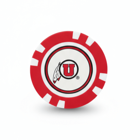 Utah Utes Poker Chip Ball Marker