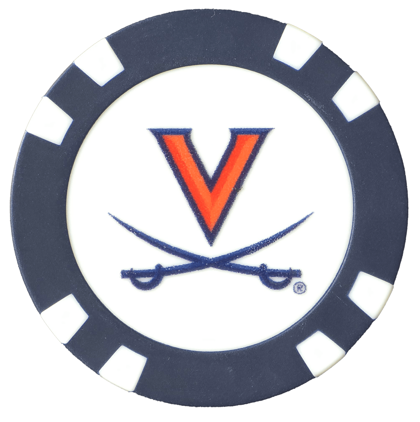 Officially Licensed Virginia Cavaliers Poker Chip Ball Marker