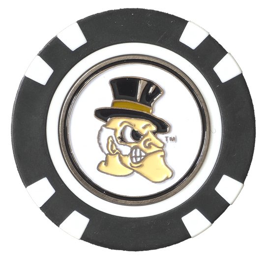 Wake Forest Demon Deacons Poker Chip Ball Marker