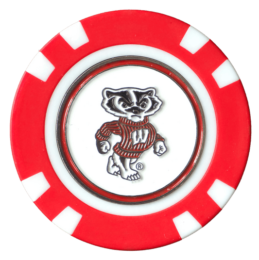 Wisconsin Badgers Poker Chip Ball Marker