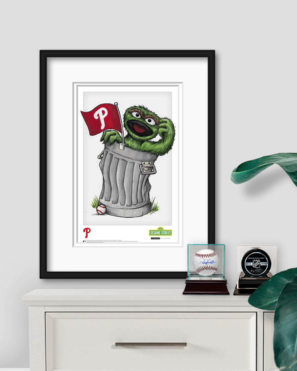 Oscar Rep Your Colours x MLB Phillies Limited Edition Art Print