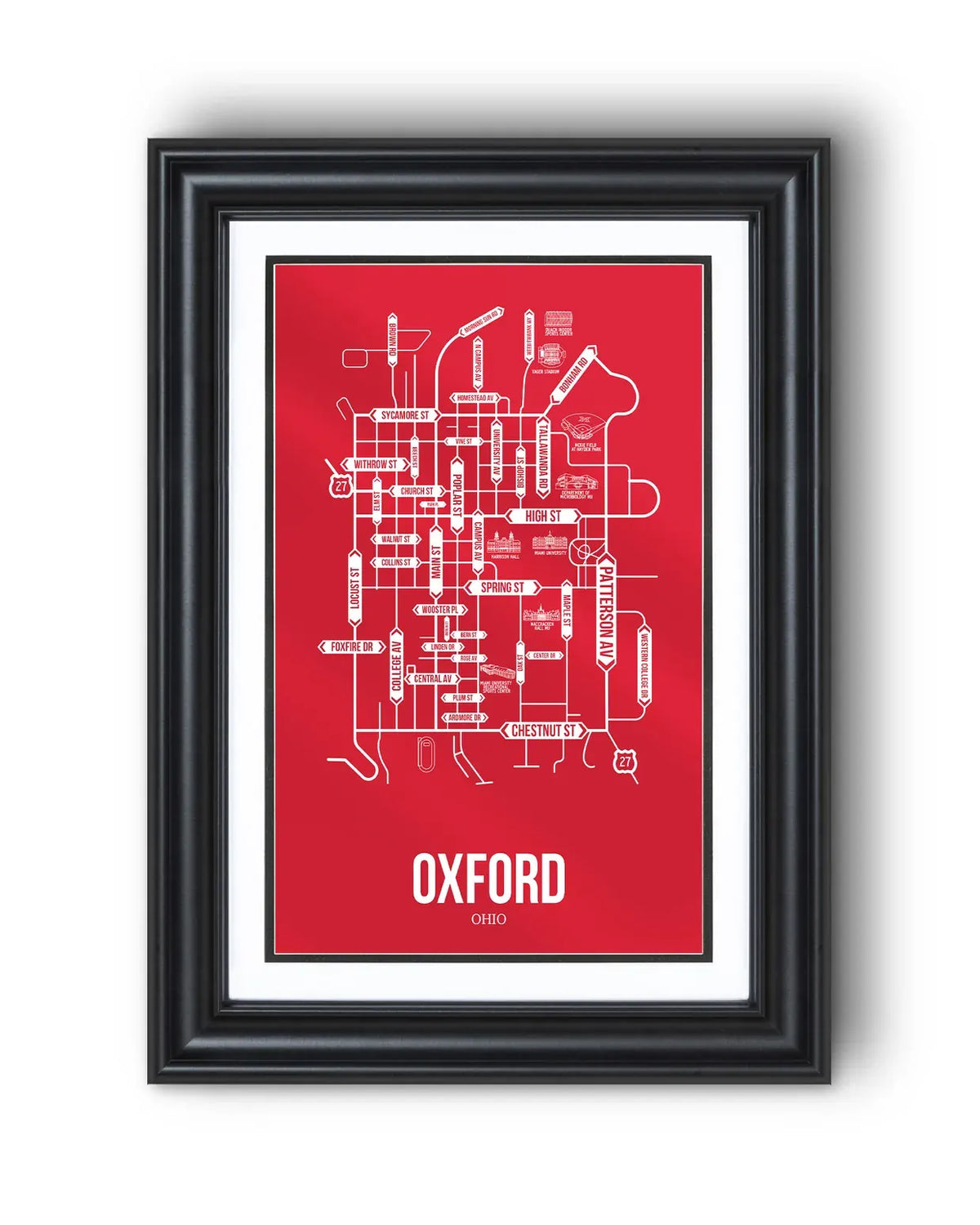 Oxford, Ohio street map