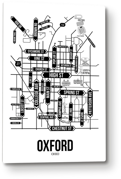 Oxford, Ohio street map