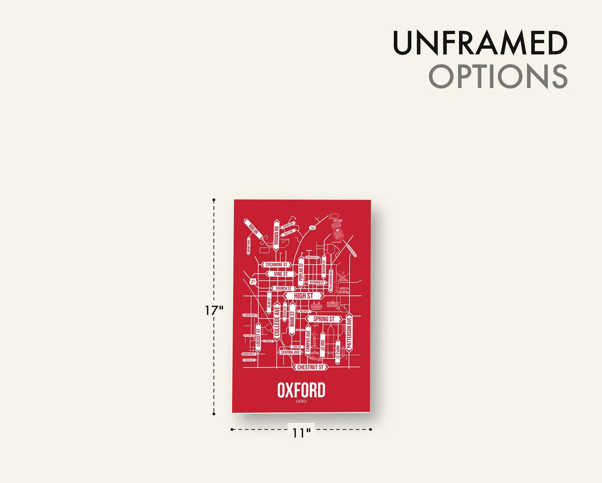 Oxford, Ohio street map