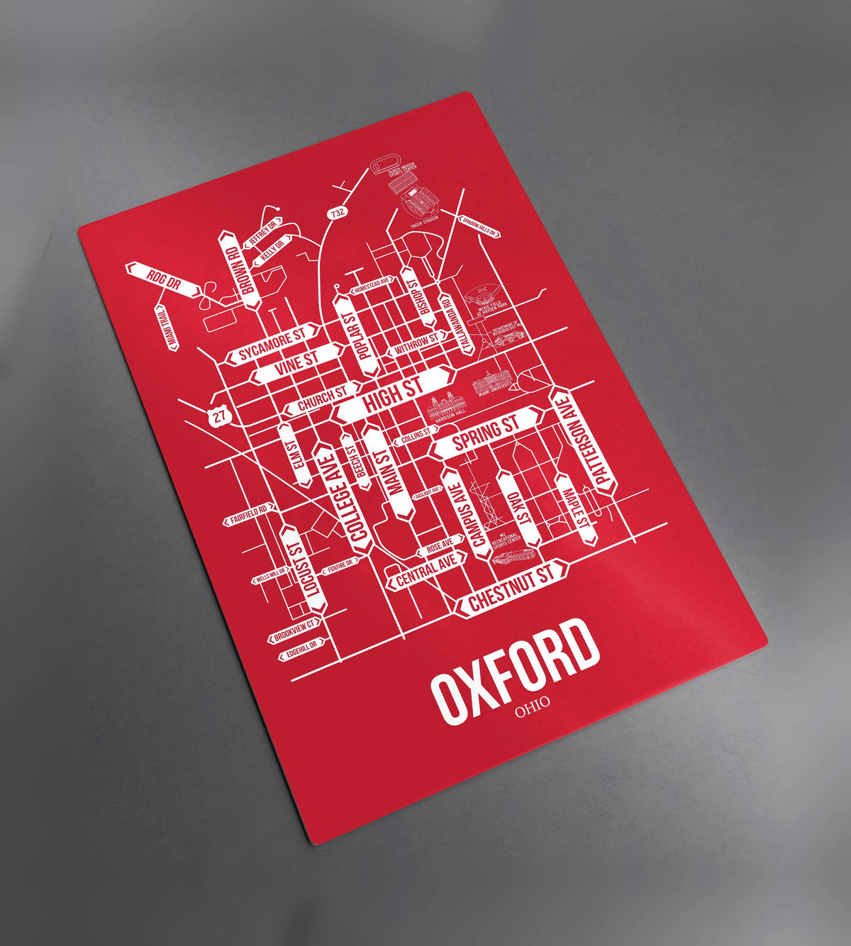 Oxford, Ohio street map