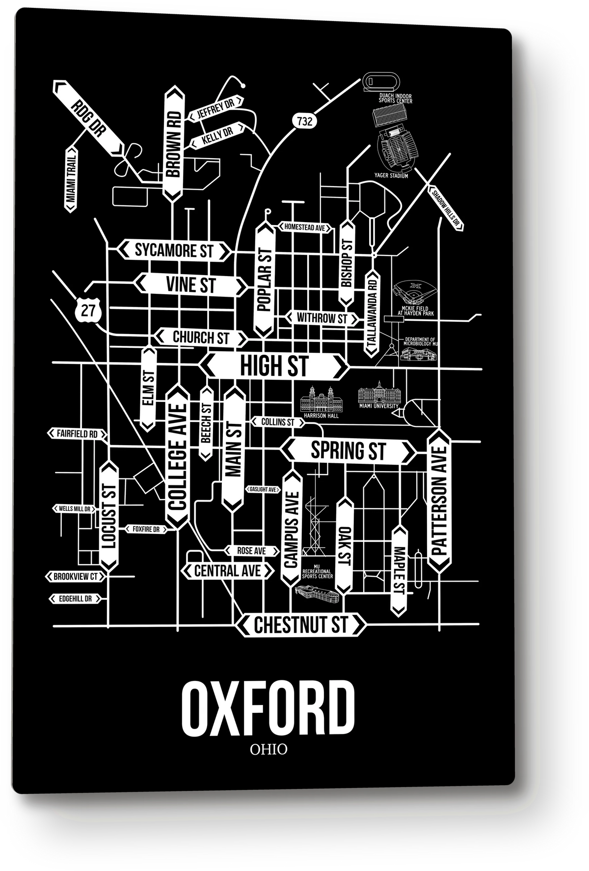 Oxford, Ohio street map