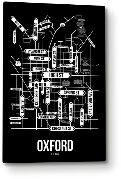 Oxford, Ohio street map