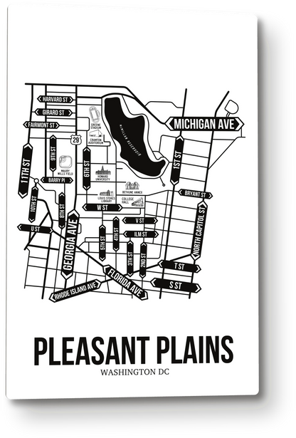 Pleasant Plains, Washington DC street map