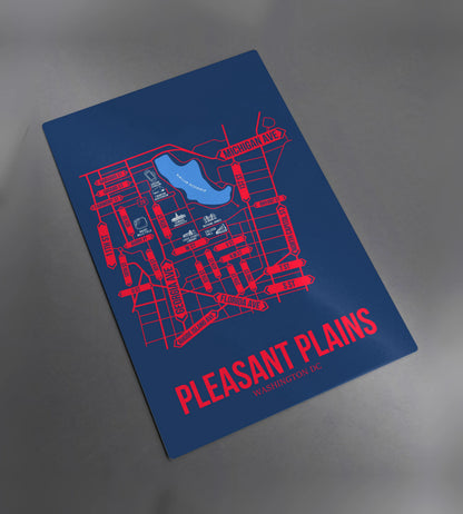 Pleasant Plains, Washington DC street map
