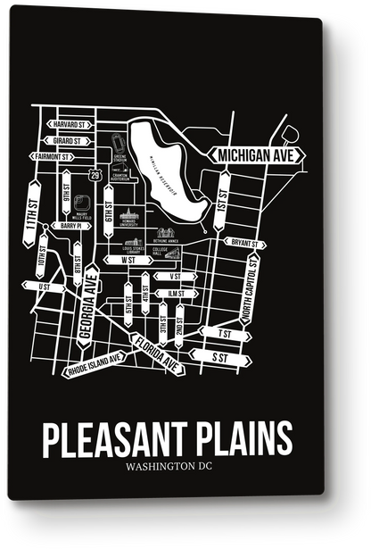 Pleasant Plains, Washington DC street map
