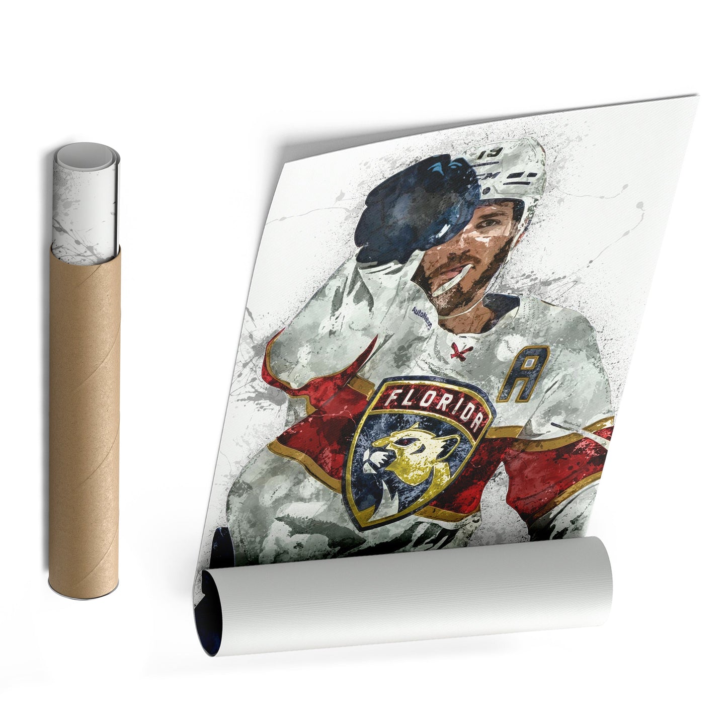 Matt Tkachuk Canvas Art – Florida Panthers Wall Decor