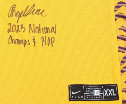 Angel Reese Signed LSU Nike Jersey, Inscribed (Beckett)