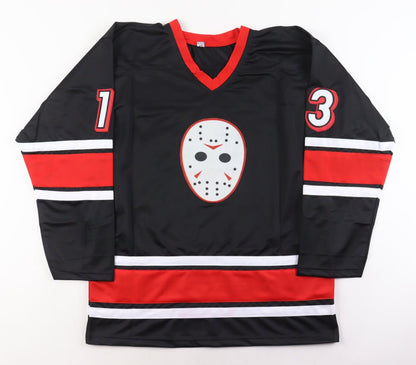 Ari Lehman Signed Jersey Inscribed "Jason 1" & "I Never Die!" (JSA)