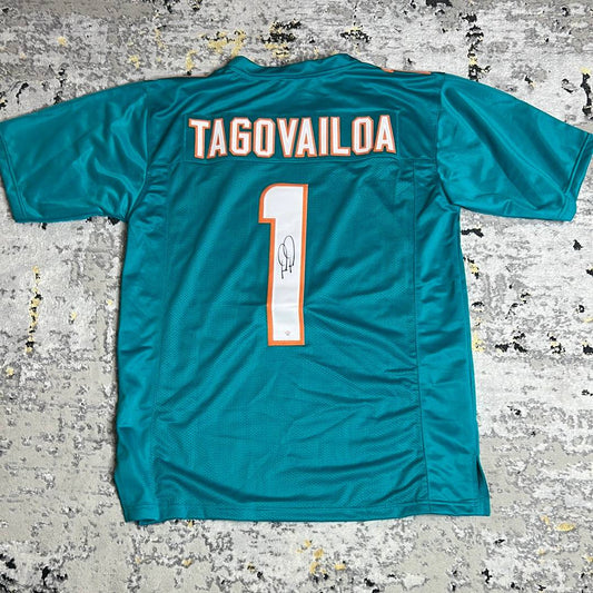 Autographed Tua Tagovailoa Miami Dolphins Jersey
